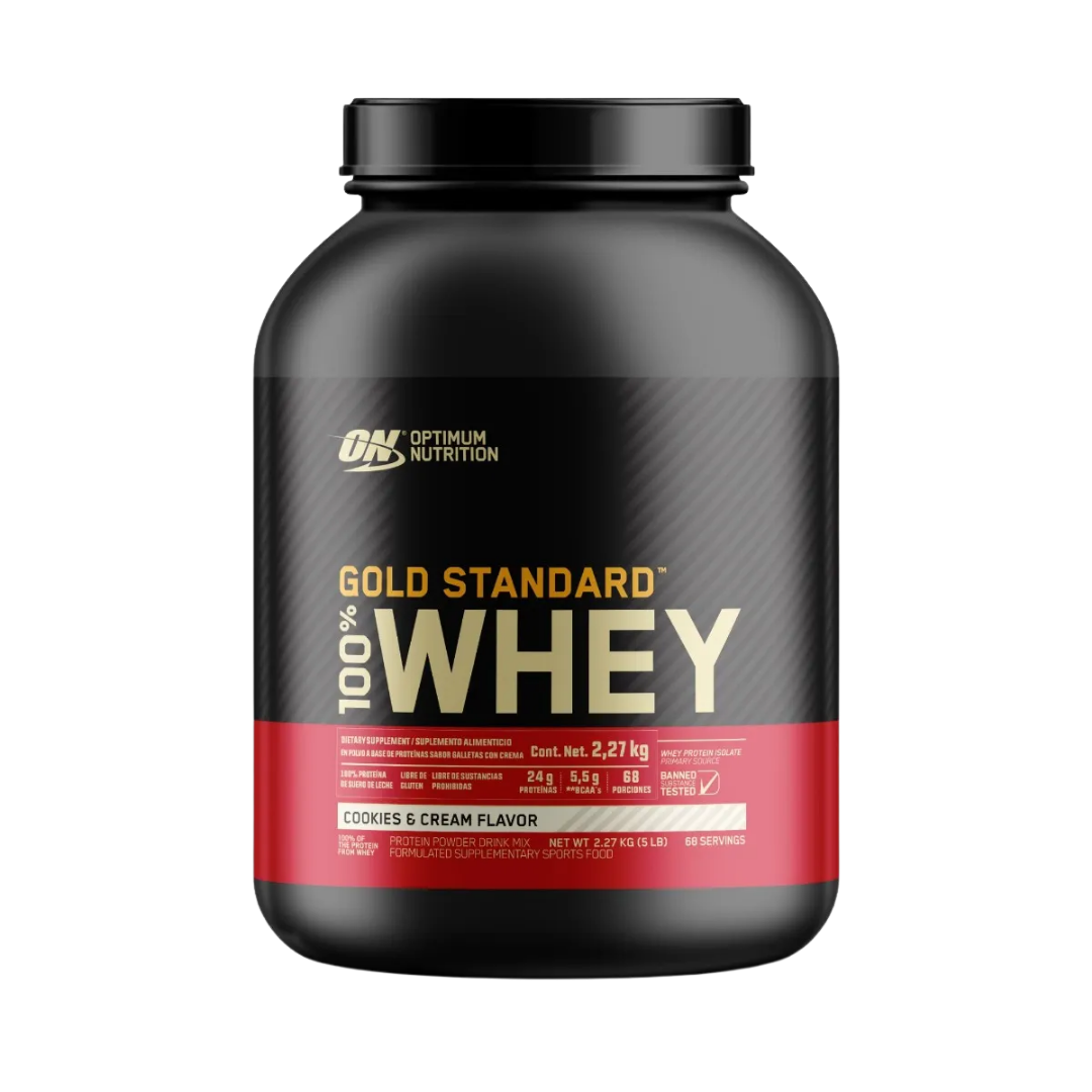 100% Gold Standard Whey Proteína 5LBS